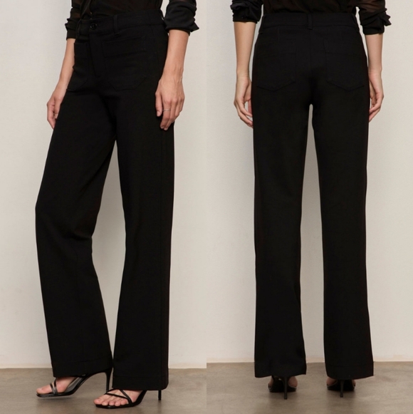 Club Monaco Lightweight Wool Straight Leg Trousers Pants - Picture 2 of 8